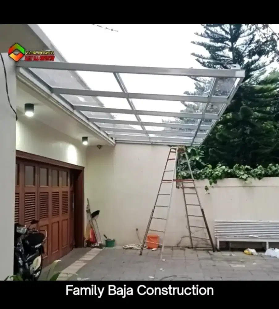 Kanopi Baja Ringan Minimalis Solarflat 1,2mm