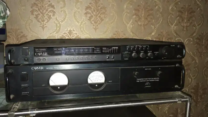 Carver preamp C3 dan power TFM-15  rp7,5jt