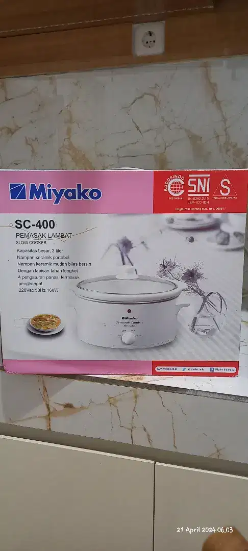 Miyako pemasak lambat slow cooker