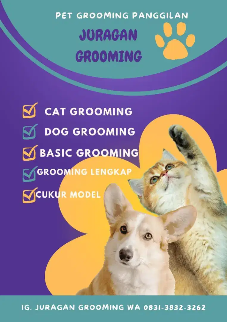 Juragan grooming cat&dog panggilan termurah_PAMULANG