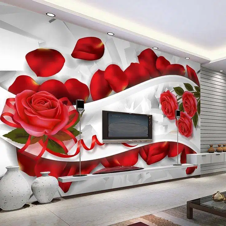 Jual gorden hordeng gordyn tirai jendela wallpaper dinding 3d custom