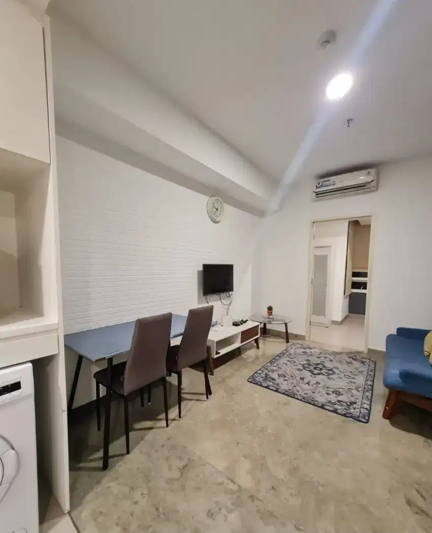 Apartemen skandinavia bulanan 2 kamar murah