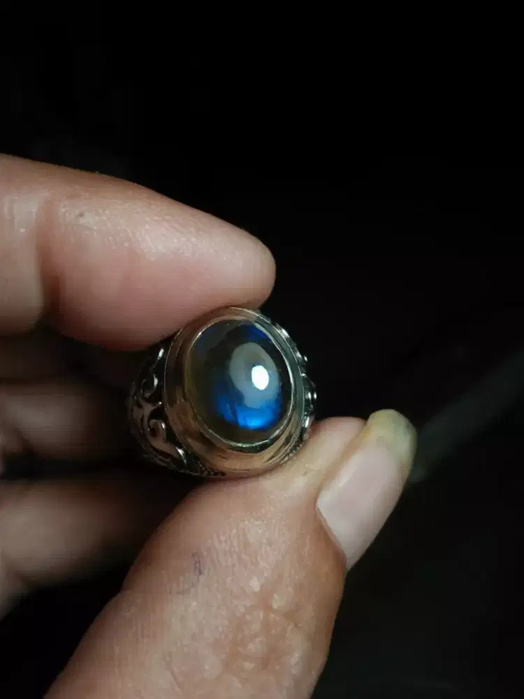 cincin labradorite luster royal blue hq