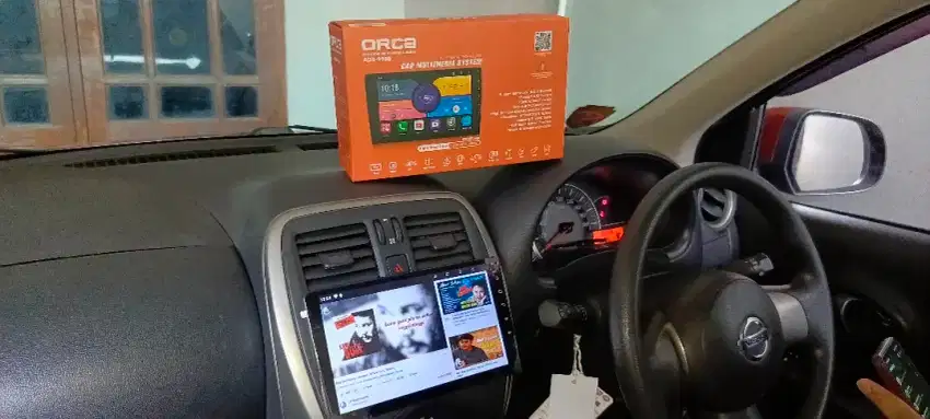 Pemasangan head unit android orca 9 inc di Nissan march 2015 ram 2 /64