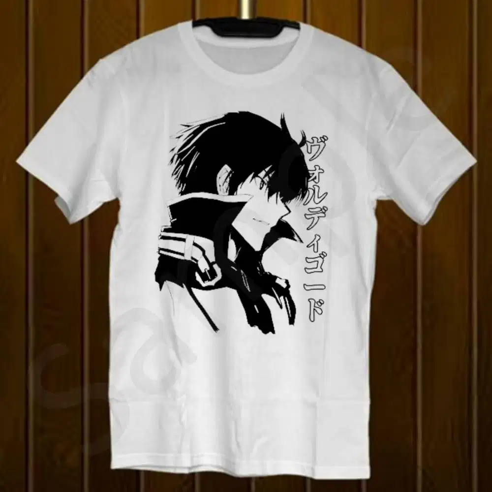 Kaos Tshirt Putih Maou Gakuin no Futekigousha Anos Voldigoad Baju Raja