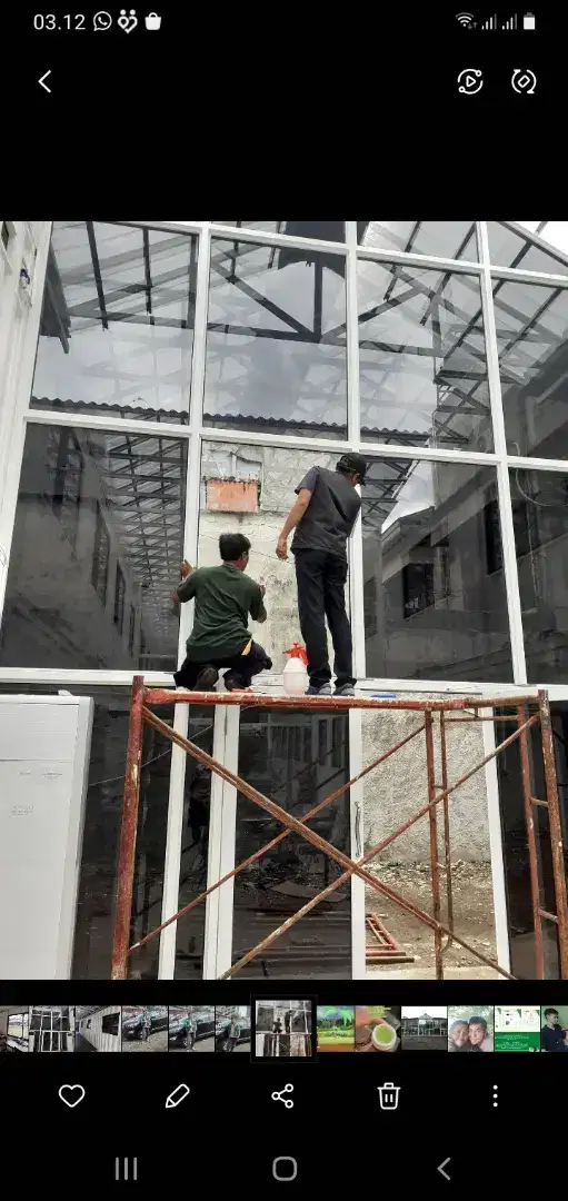 Jasa pasang kaca film gedung,kantor,rumah,ruko dll.