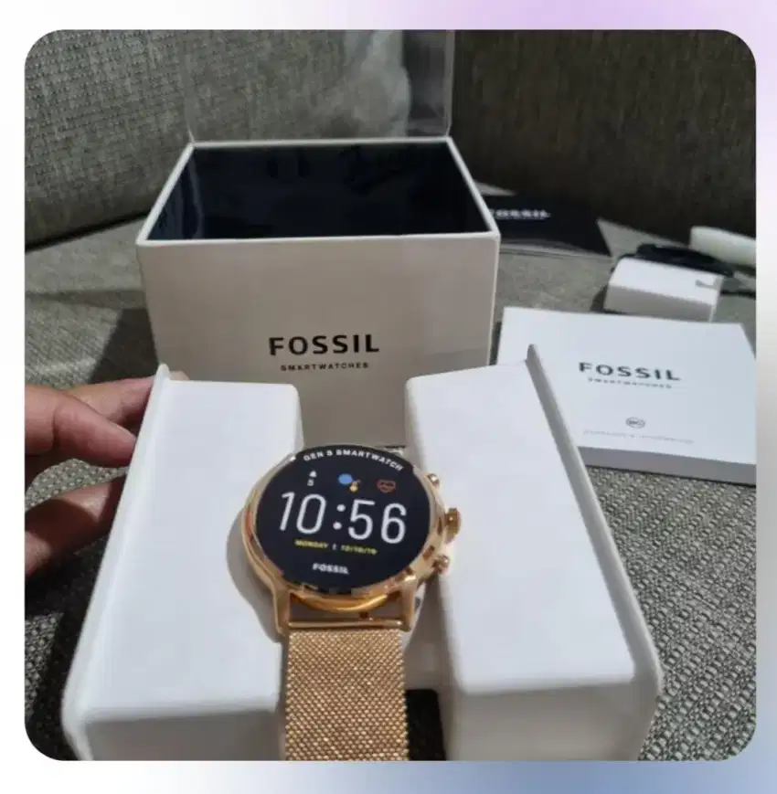 Jam tangan wanita Fossil Smartwatch Gen 5 FTW6062 BNIB