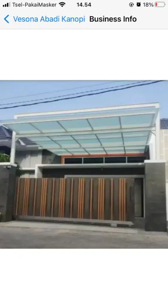 Kanopi kaca murah, pemasangan kanopi transparan #394