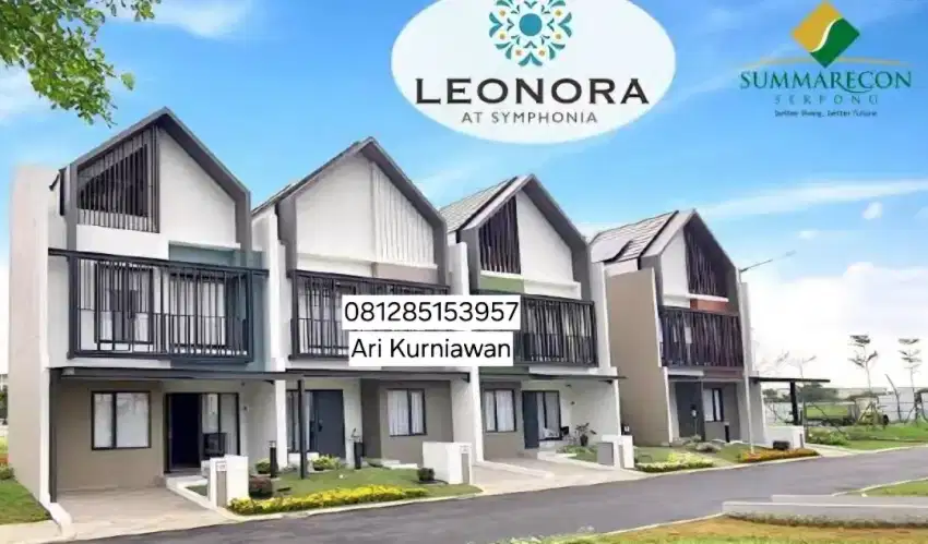 Leonora gading serpong 2lt DEKAT strozzi 5 menit ke sms mall 1,9man