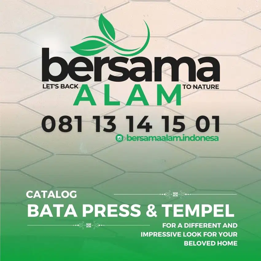 BATA TEMPEL DAN BATA PRESS