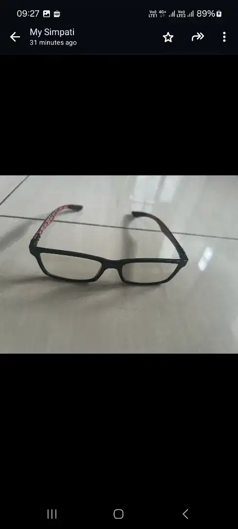 Frame kaca mata rayban karbon