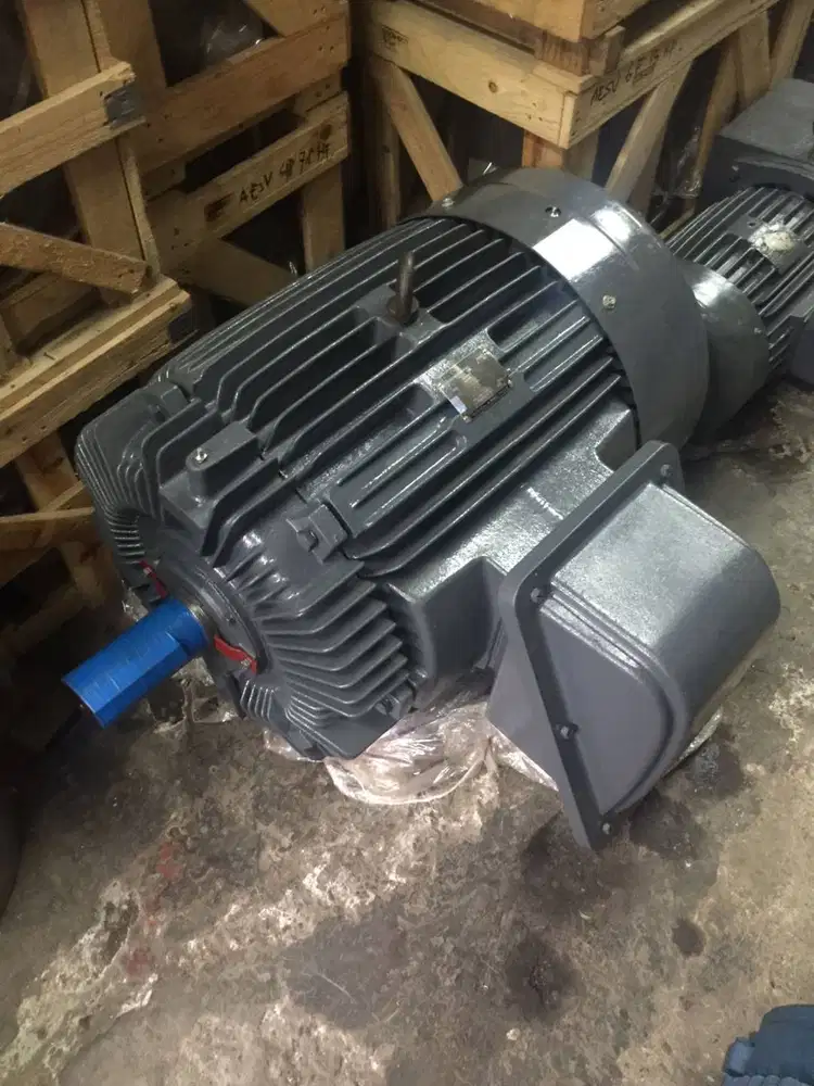 DINAMO TECO ELEKTRO MOTOR 75HP 55KW 4POLE RPM1500 SIAP PAKAI FULL ORI