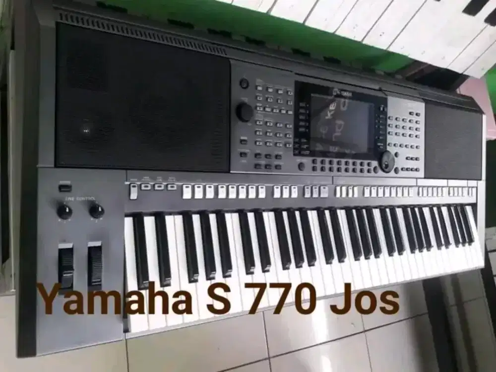 Keyboard Yamaha S 770 sampling