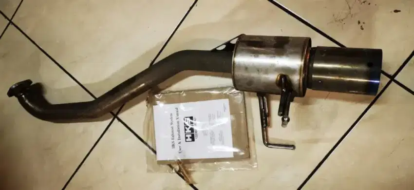 Knalpot exhaust HKS bolt on honda jazz GK5