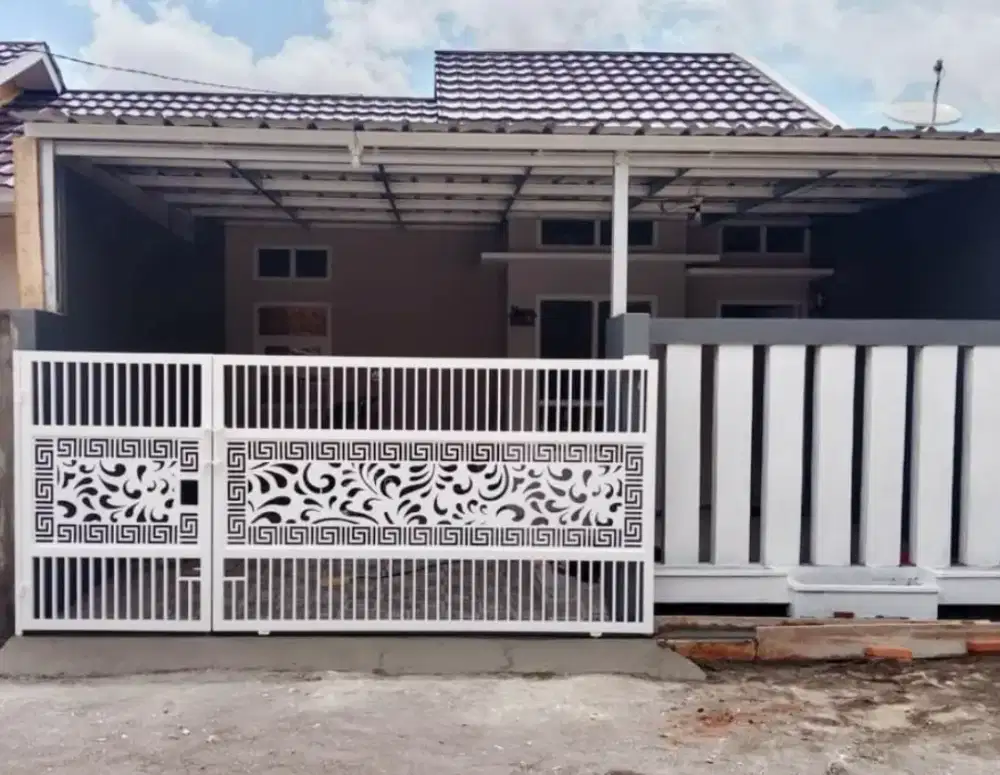 Pintu pagar carport. Pintu pagar gerbang. Pintu pagar minimalis