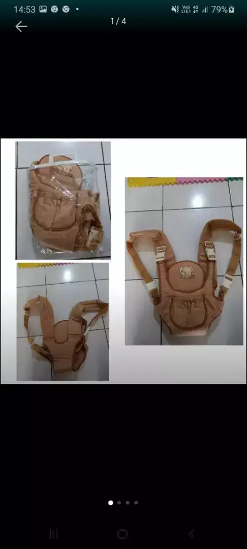 Di  jual  gendongan  bayi. Masih  baru.