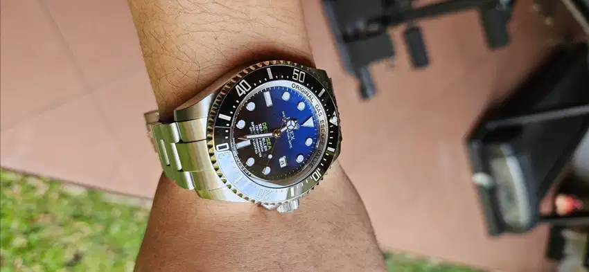 ROLEX deepsea BLUE 2018 like new (bonus rubber)