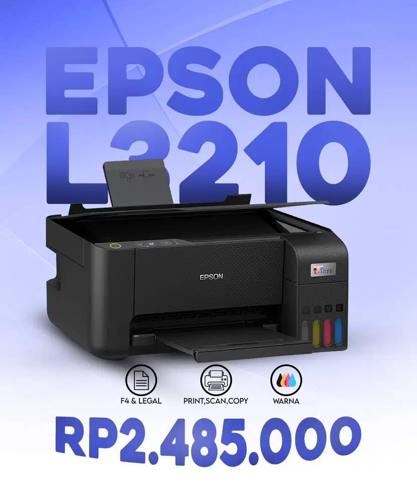 PRINTER EPSON L3210 PRINTER/SCAN/COPY INFUS BARU