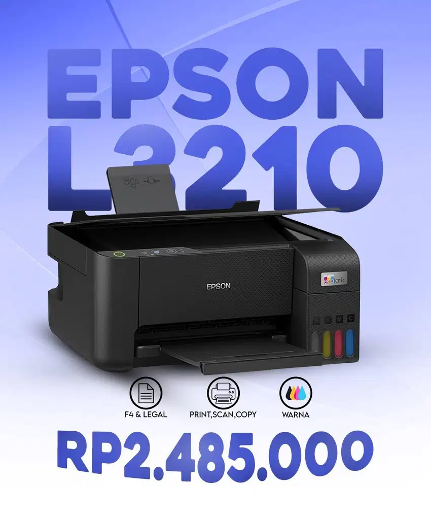 PRINTER EPSON L3210 PRINTER/SCAN/COPY INFUS BARU