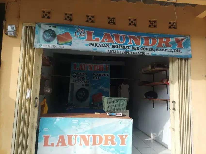 Take over/alih usaha laundry