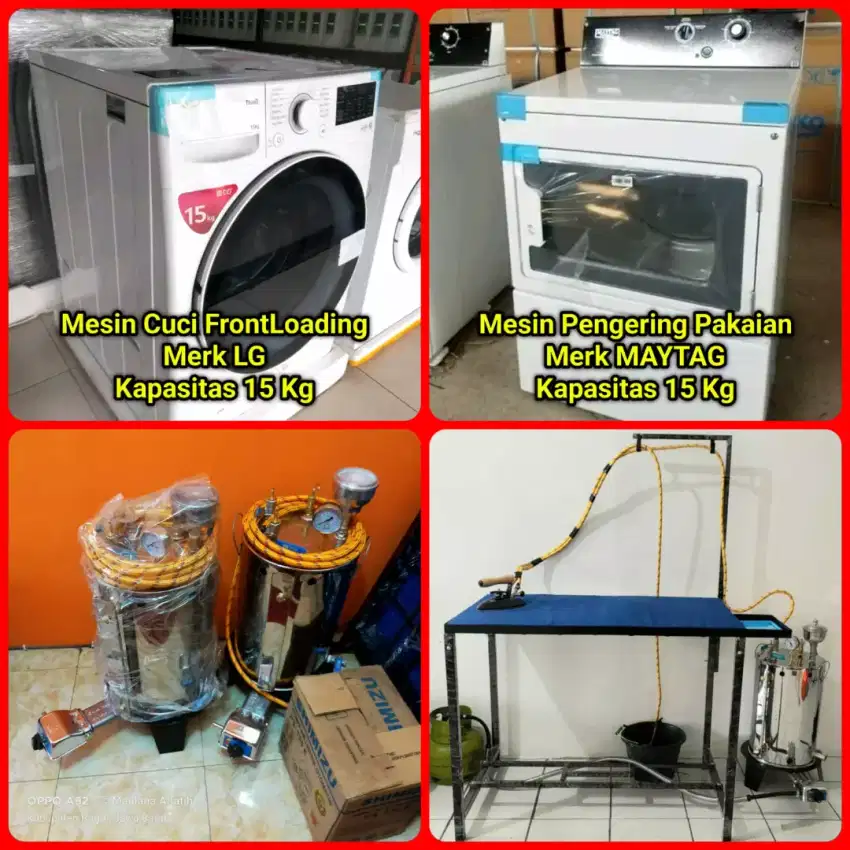 PAKET USAHA LAUNDRY|MESIN CUCI|MESIN PENGERING