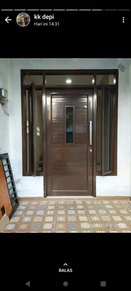 Kusen aluminium Dan kaca