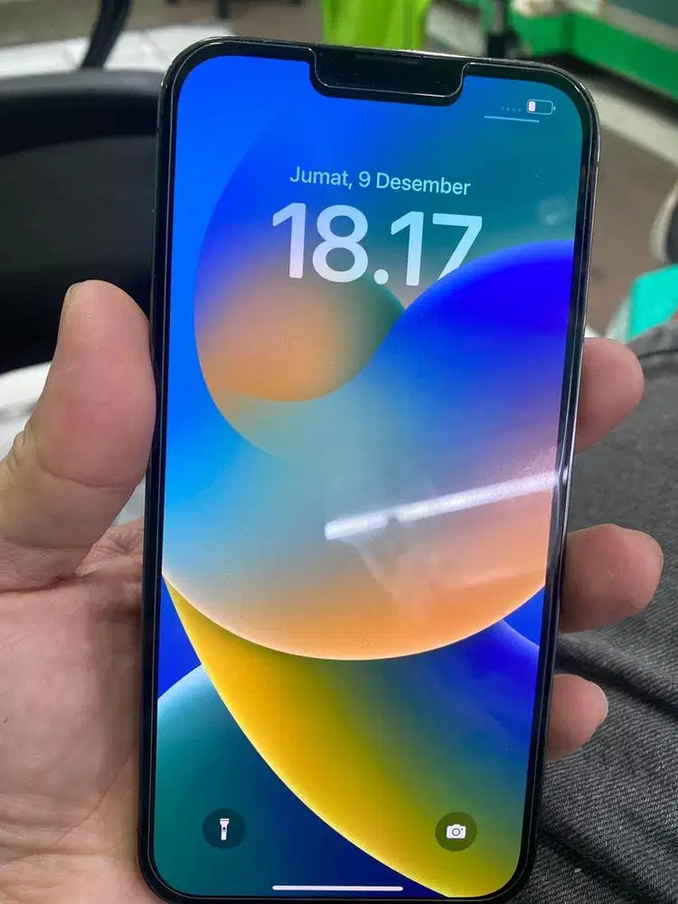 LCD iPhone 13 pro Copotan apple (ibox) True Tone Aktif garansi