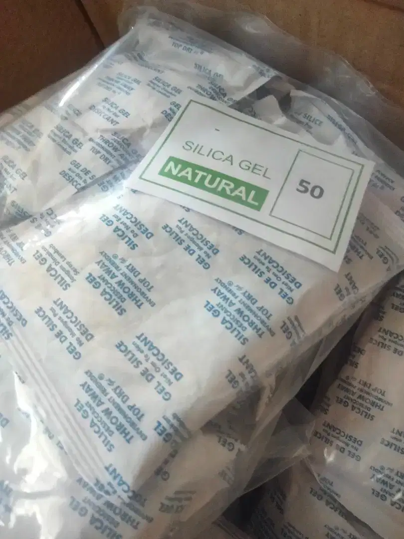 Silica gel kiloan model gaban sachet 50gram