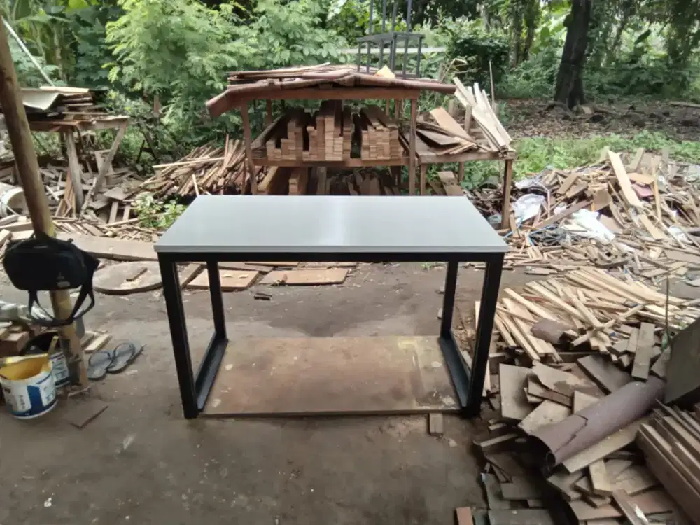 Meja komputer, meja kantor, meja makan panjang 120cm