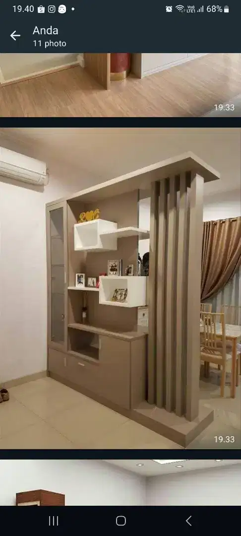 Sekat ruangan , Partisi , Lemari