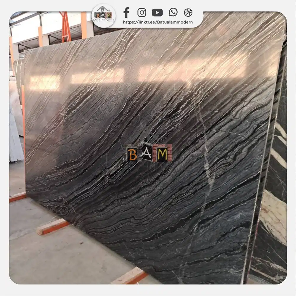 Marmer Hitam Motif Terbaru Marmer Black Forest