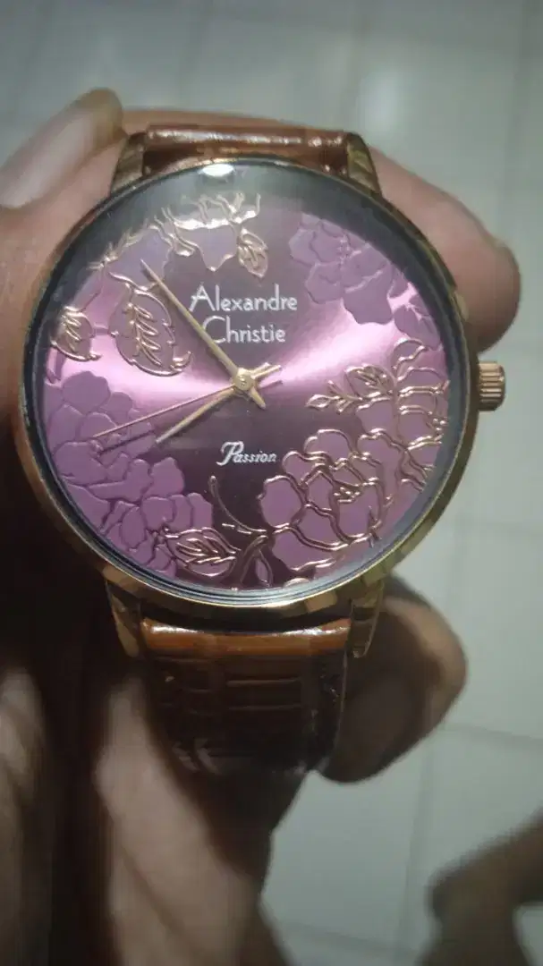 Alexandre Christie Passion Purple Rose Gold