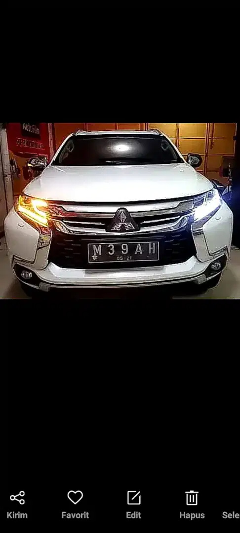 Lampu DRL Pajero sport