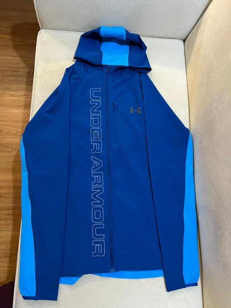 Under Armour men Coldgear Reactor Full ZipJacket hoodie Blue