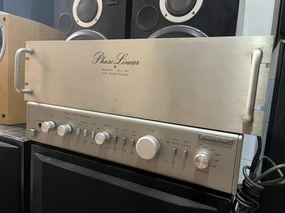 Pream power Phase Linear USA Original Vintage