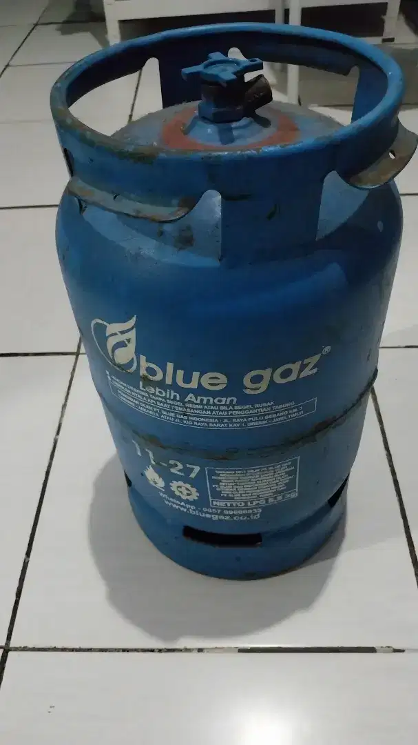 Jual tabung blue gas 5,5 kg dan regulator