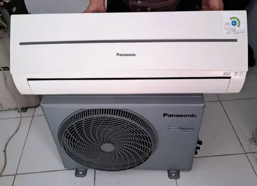 Jual ac panasonic 1/2 pk r32 mulus + psang+ gransi 2bln