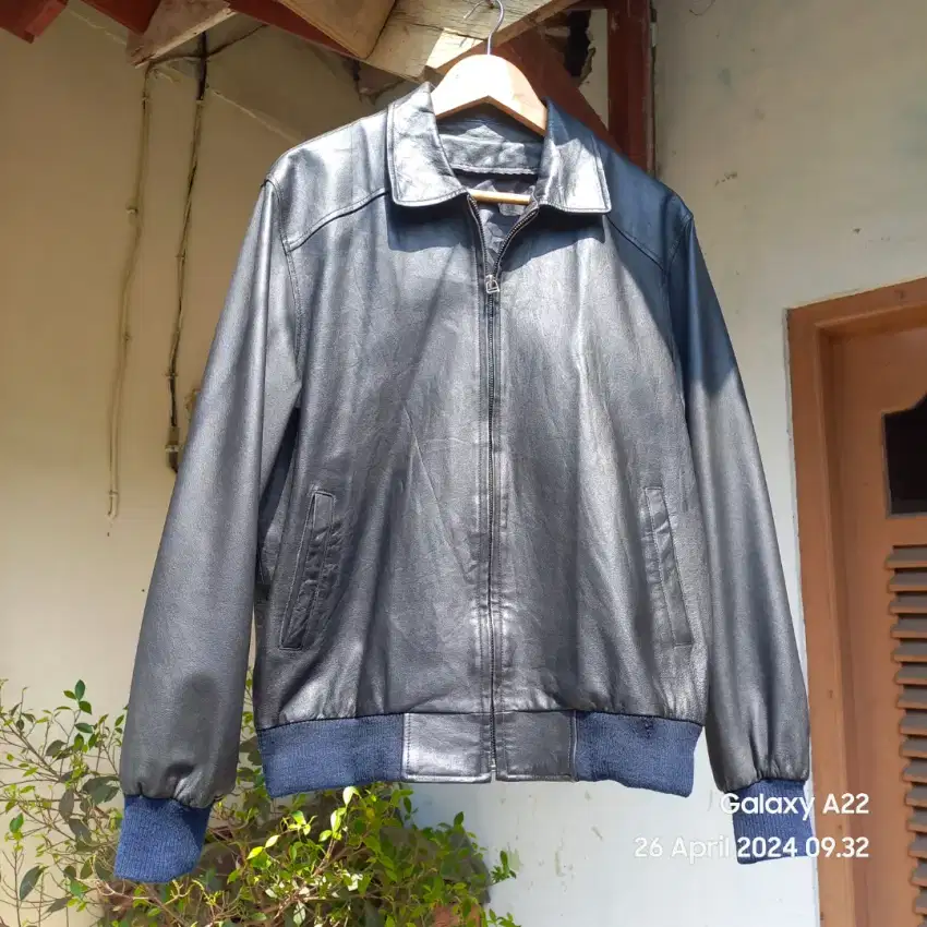 Jaket Kulit Asli Model Semi Bomber