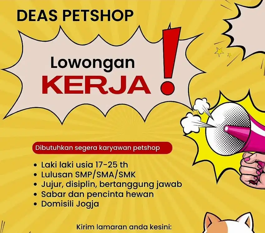 Petshop Keeper Kasir toko