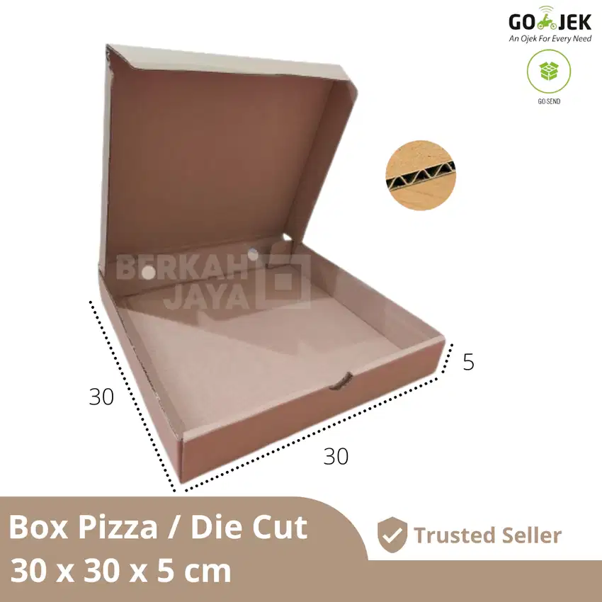 Box Pizza / Kardus / Hampers / Dus Packing / Gift Box - 30 X 30 X 5 cm