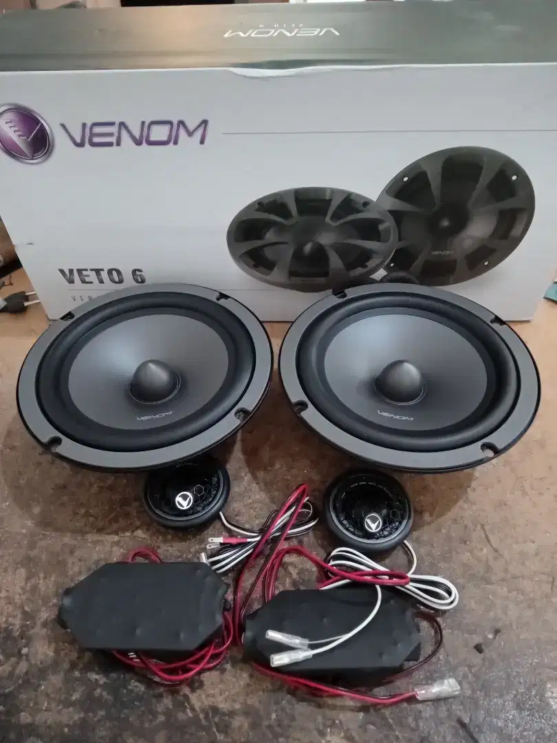 Speaker split 6 inci venom veto,harga unit saja