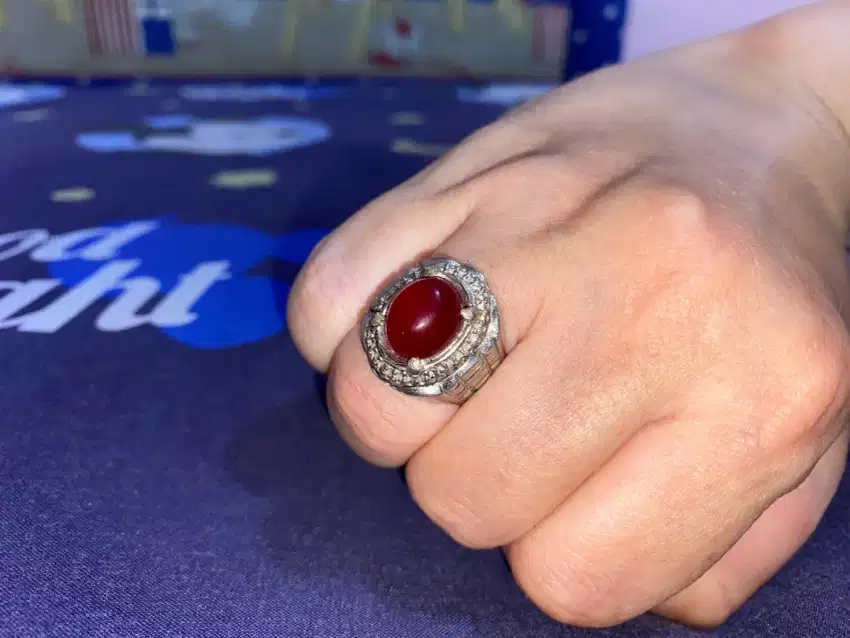 Cincin Batu Red Baron / Bangsawan Merah Asli Pacitan