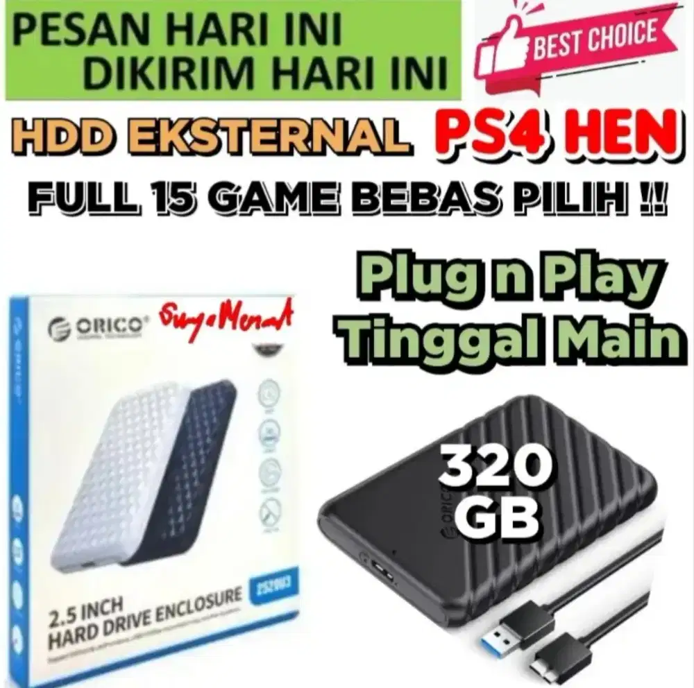 HDD GAME PS4 320GB (Baca Deskripsi) Harga Murah