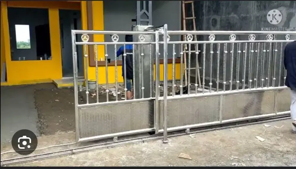 Pagar halaman rumah stainlis