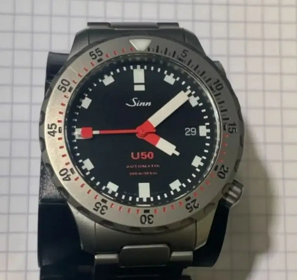 Diver Watch Sinn U50 500m Water Resistant Made in Germany