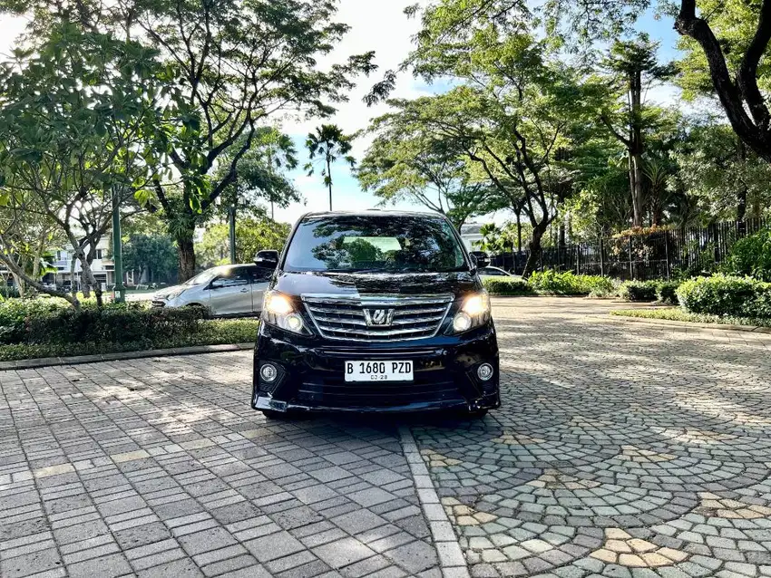 TDP 10 JUTA SAJA!! TOYOTA ALPHARD  S 2012 MOBIL ENAK NYAMAN siap gaspo