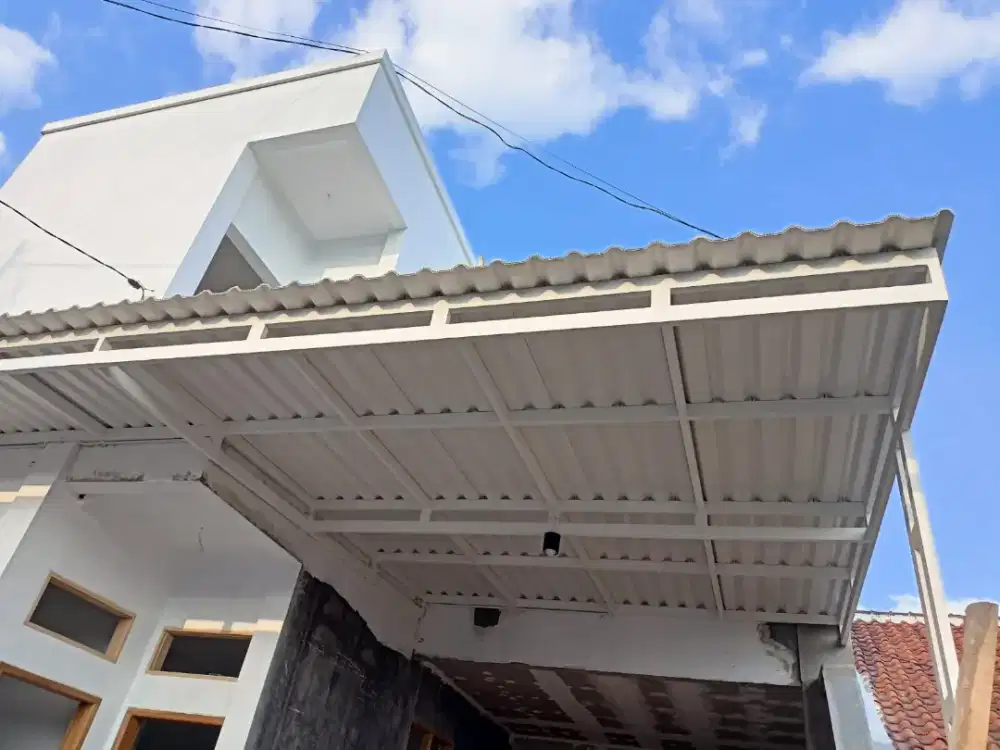 Pasang kanopi alderon Doble layer , kanopi alderon rongga #349