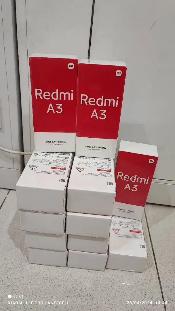 PROMO REDMI A3 Ram 4/128 Baru Fresh Rp1,125