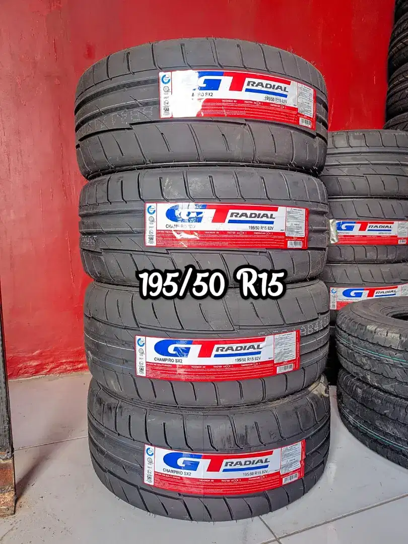 JUAL BAN BARU GT SX2 195/50 R15