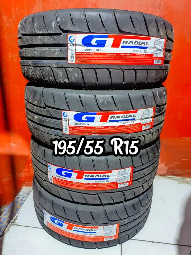 JUAL BAN BARU GT SX2 195/55 R15